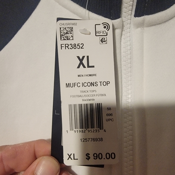 Adidas 2020-21 MANCHESTER UNITED ICONS TOP (FR3852) Size XL - Picture 5 of 8